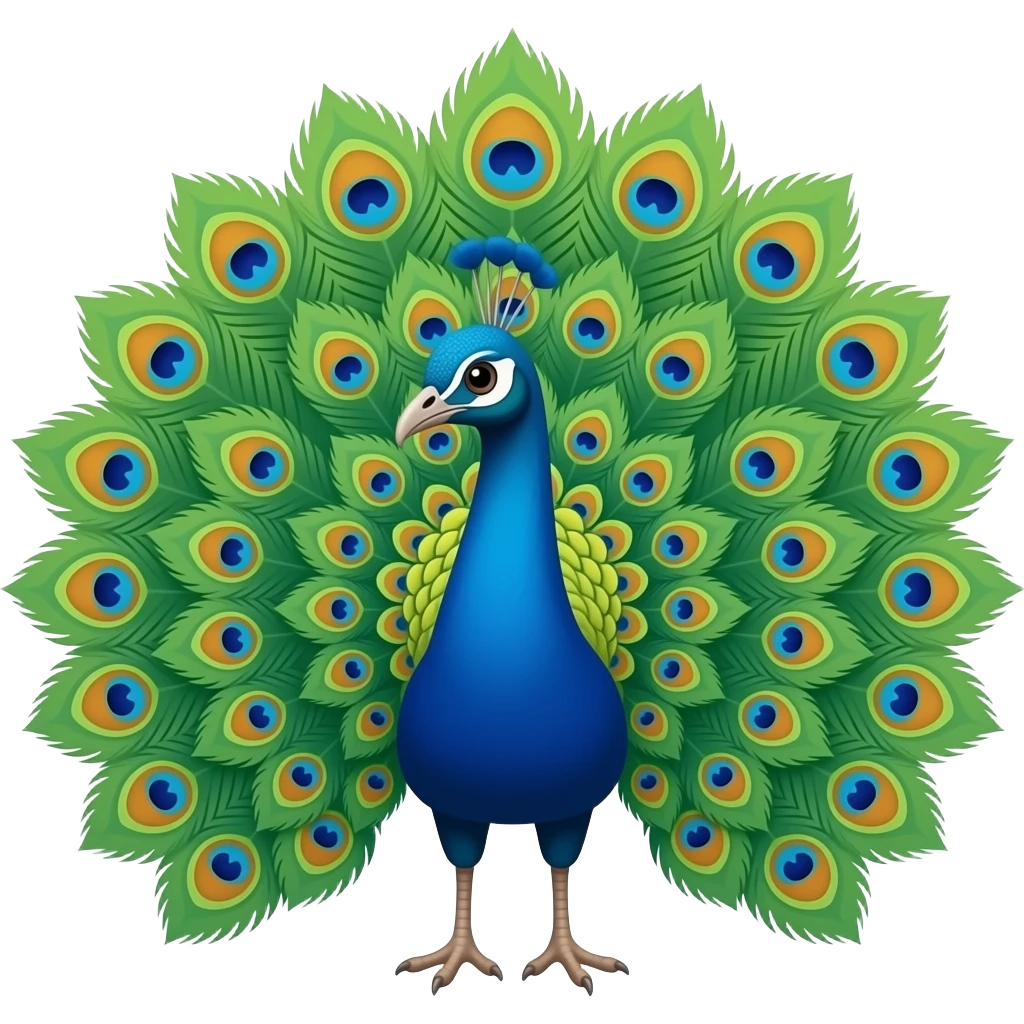 Peacock emoji