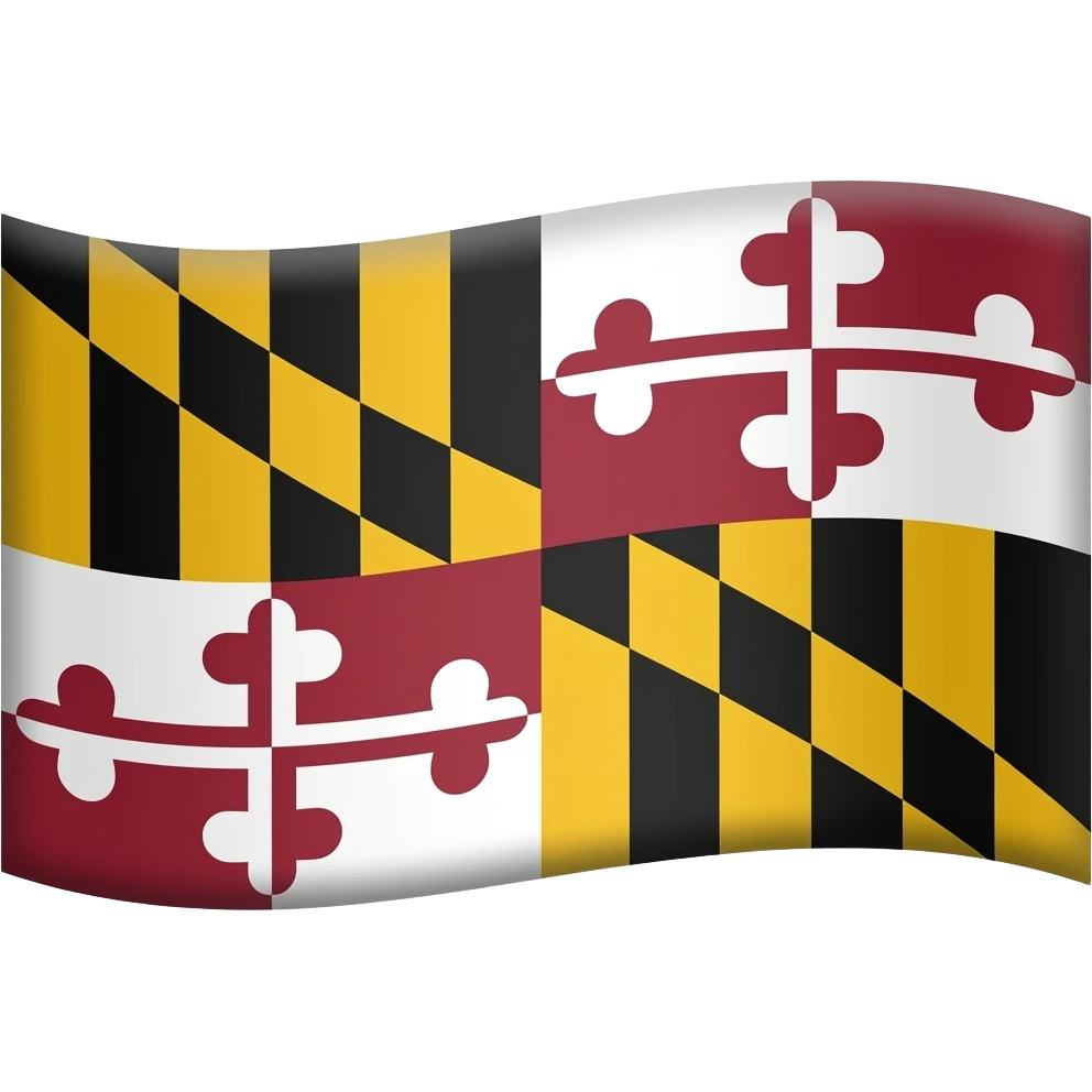 Maryland flag emoji