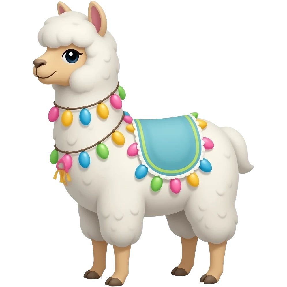 Alpaca for easter emoji