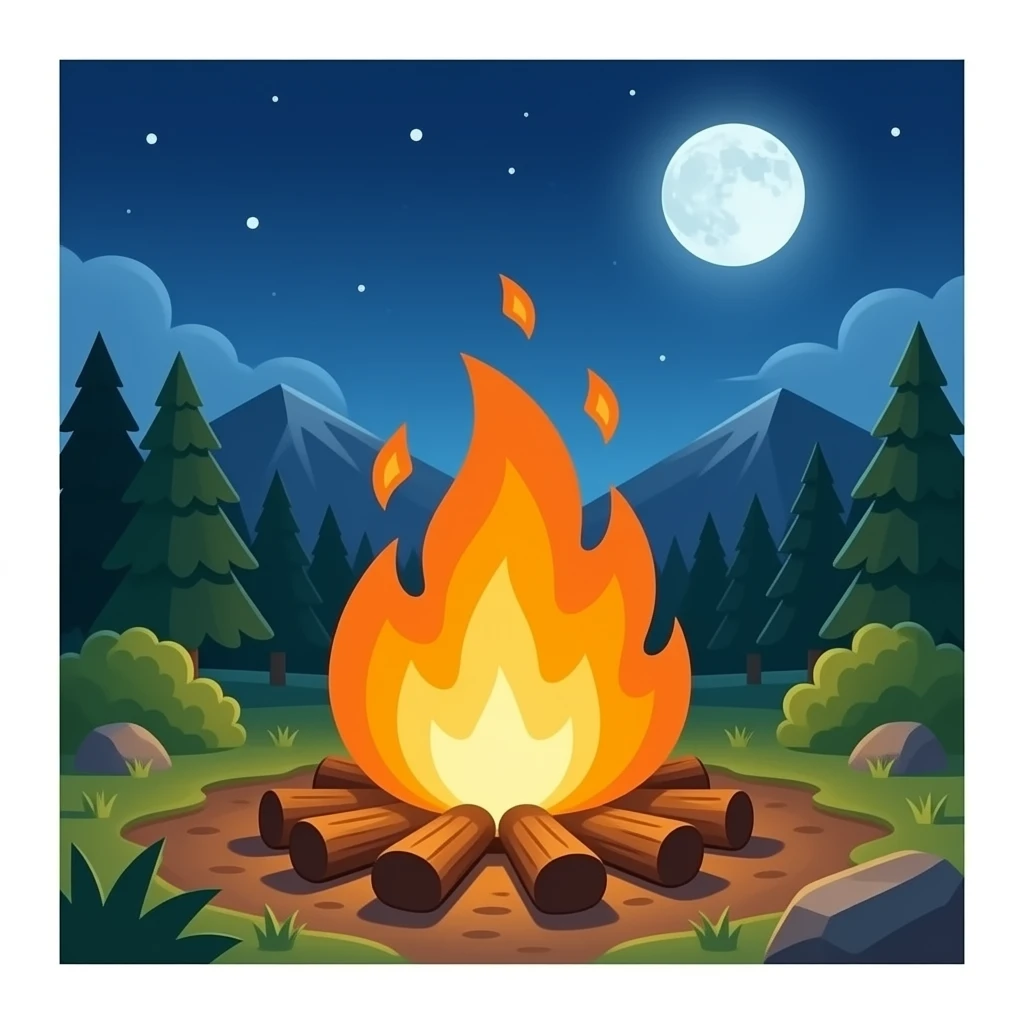 Campfire emoji