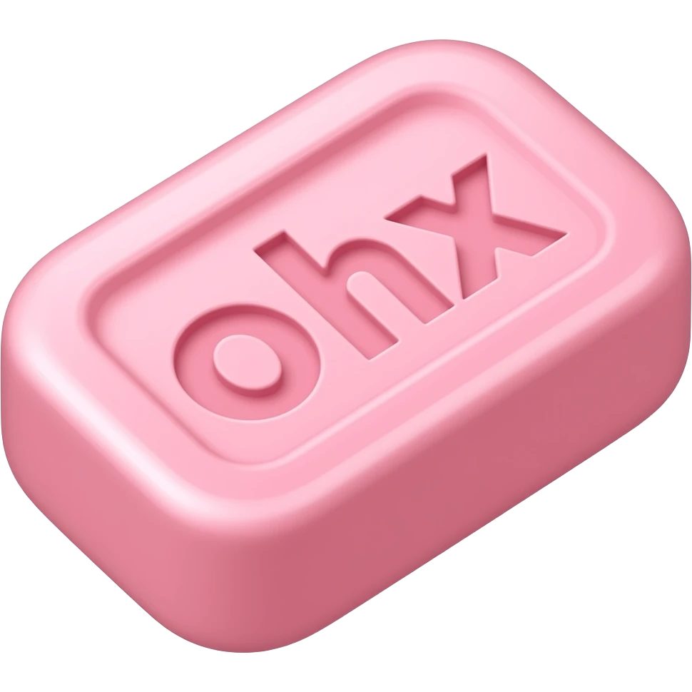 pink soap emoji