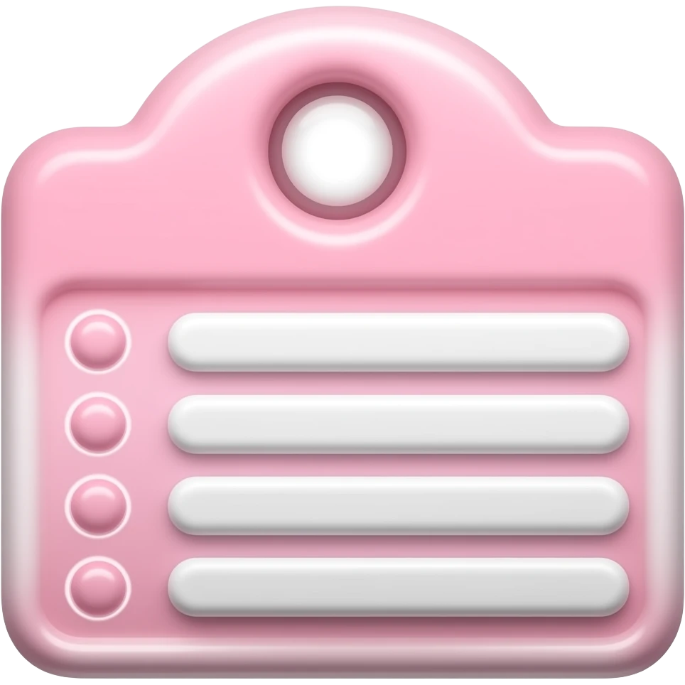 Aviso rosado emoji