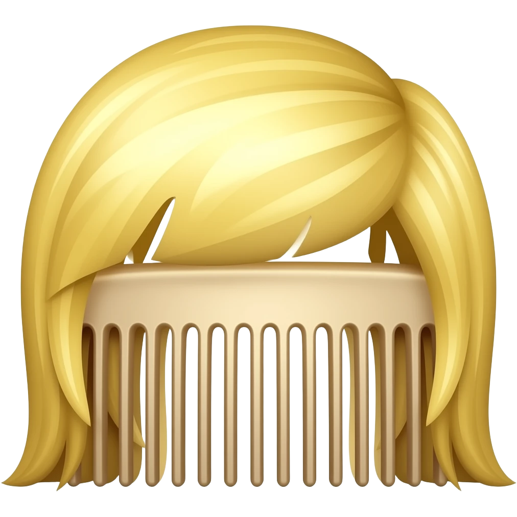golden_hair_comb emoji