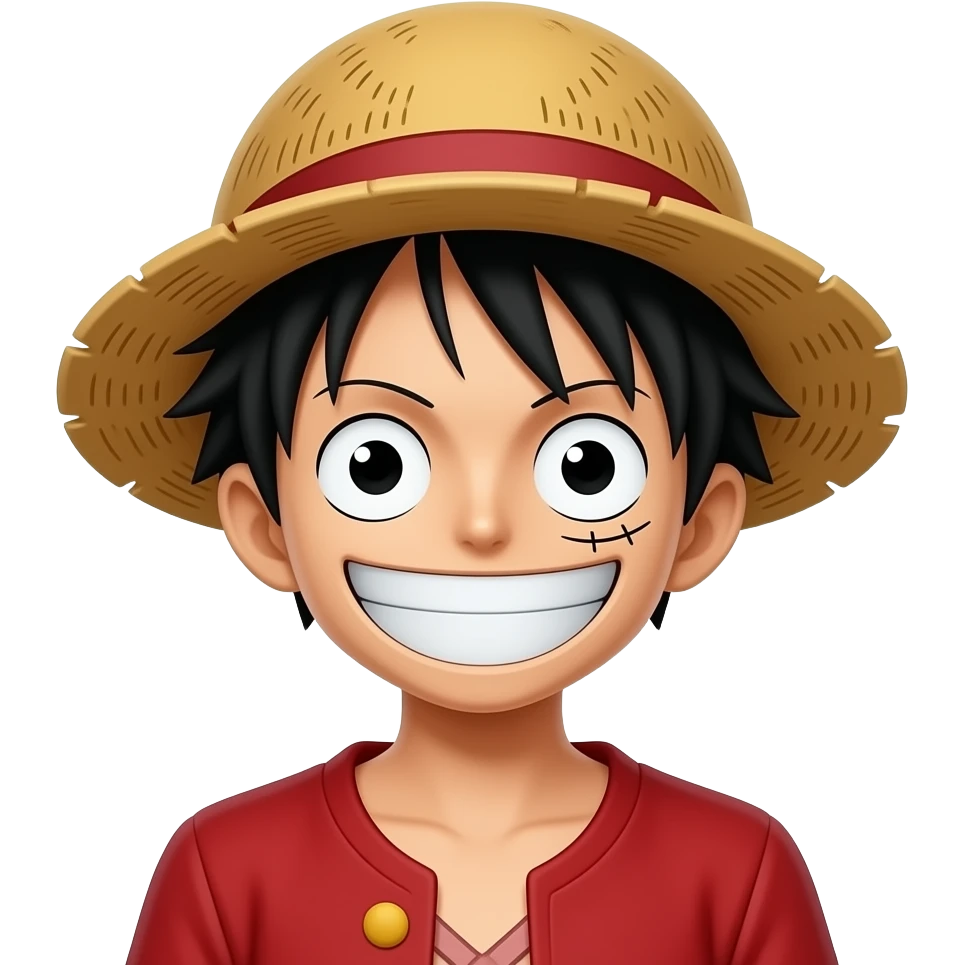 One peice luffy emoji