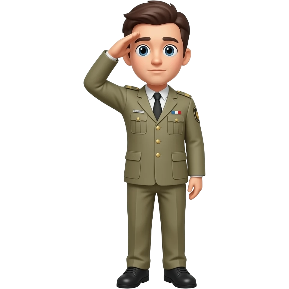 woozy face emoji saluting emoji