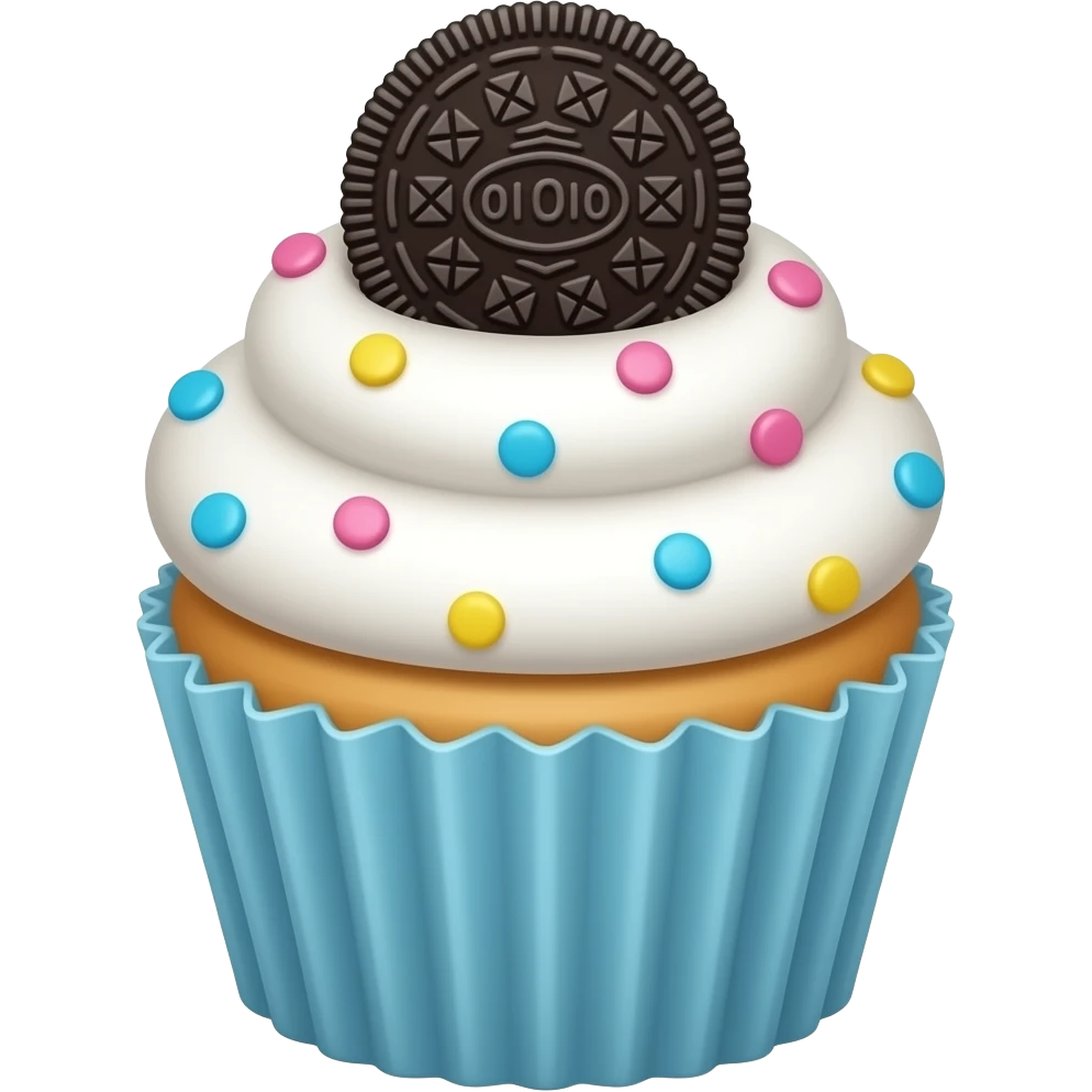 oreo cupcake emoji