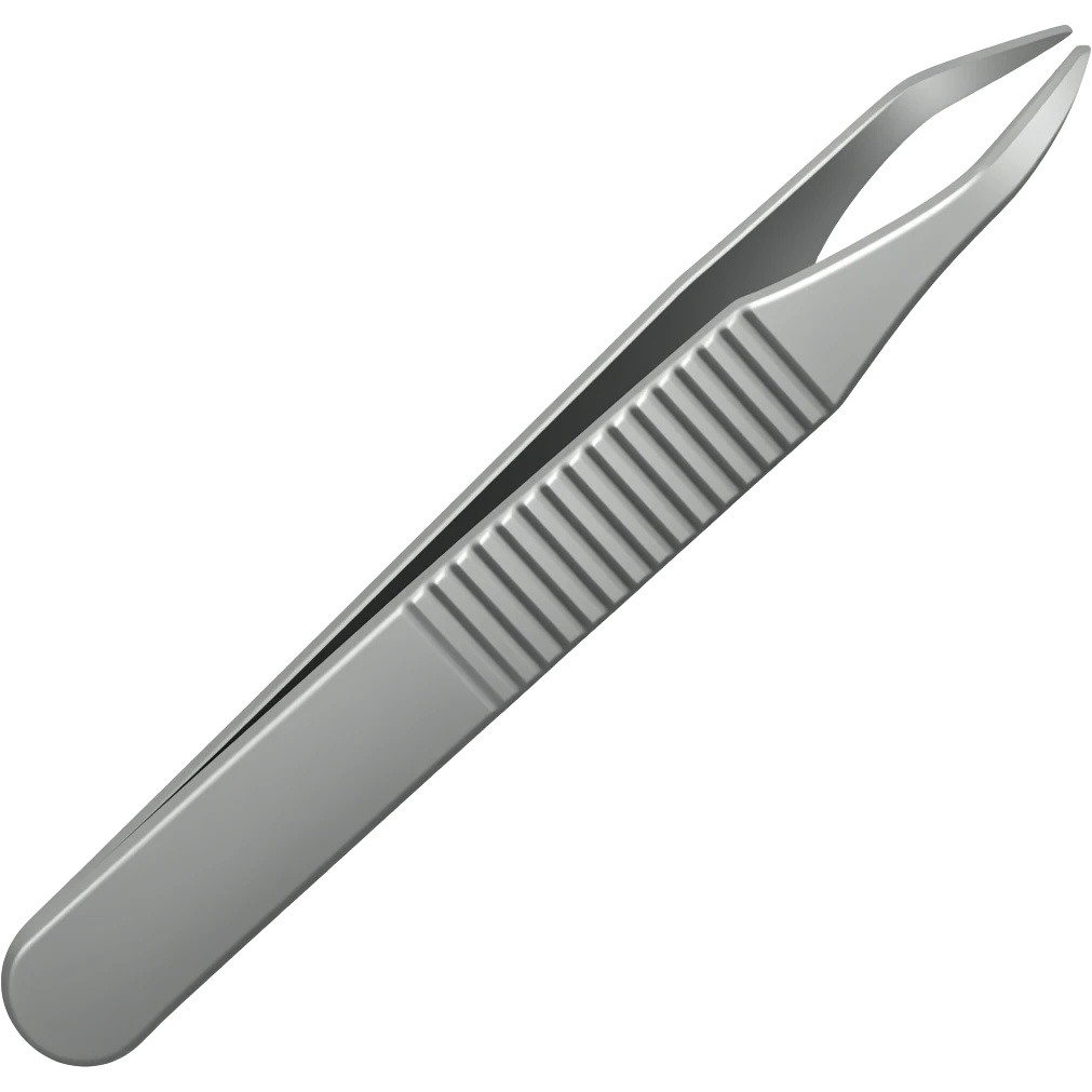 Pinza para colocar pestañas postizas emoji