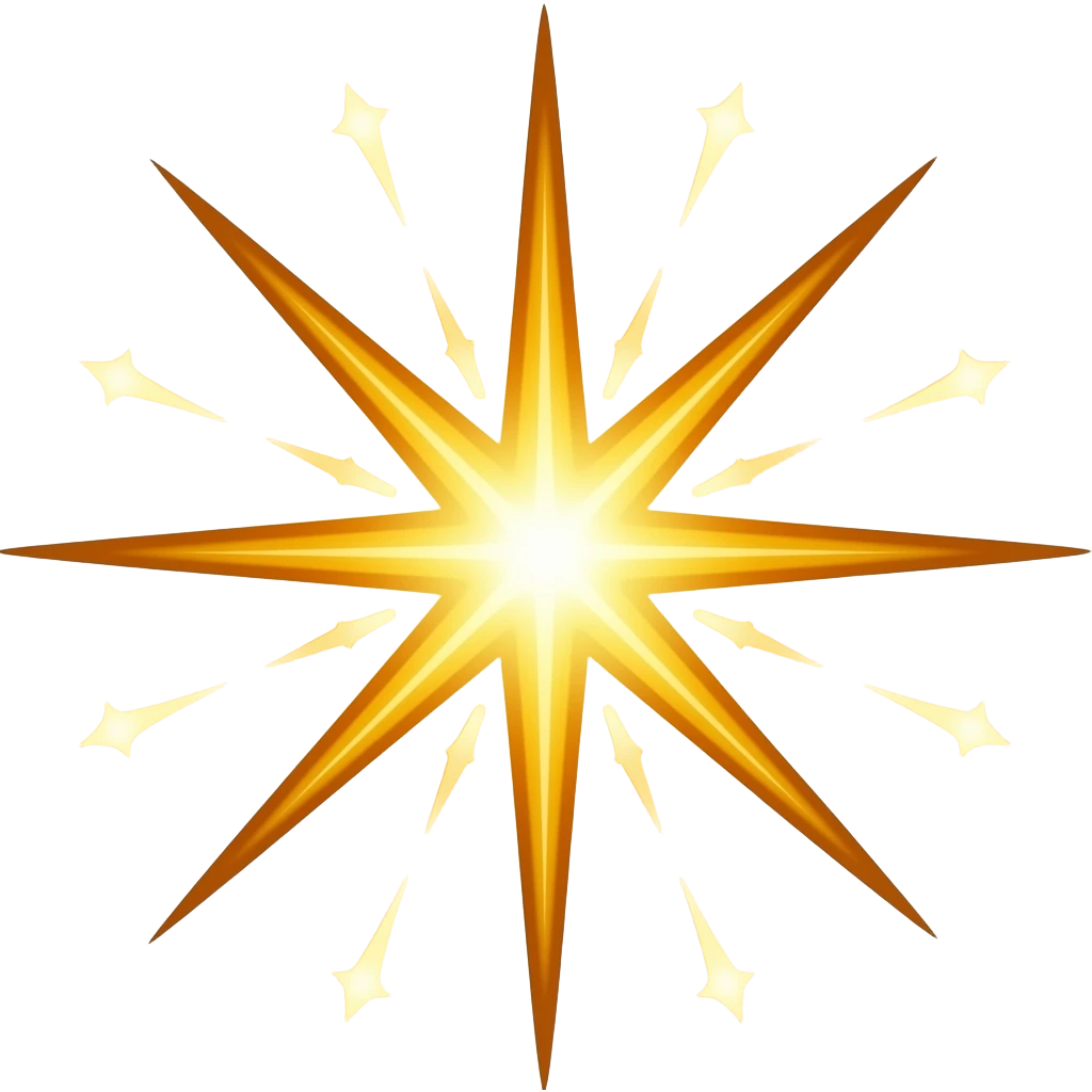 crea un emotiocno de represente una chispa emoji