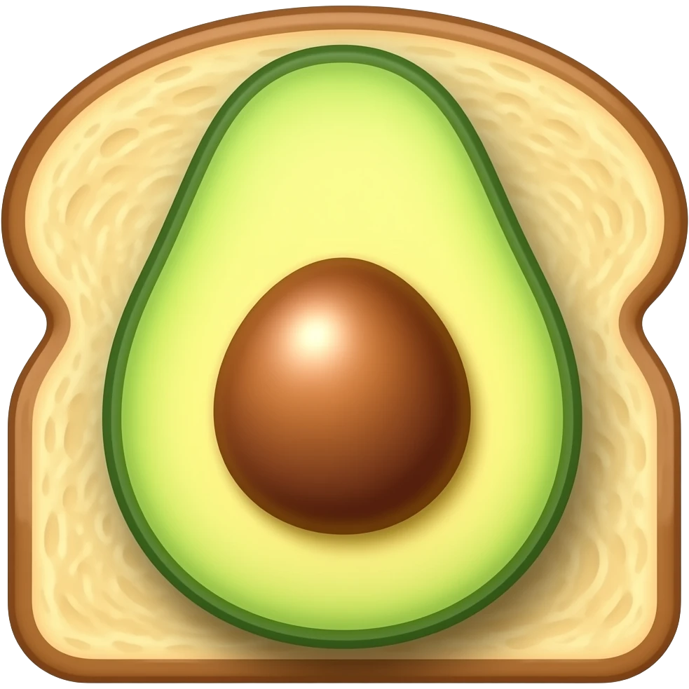 avocado toast emoji