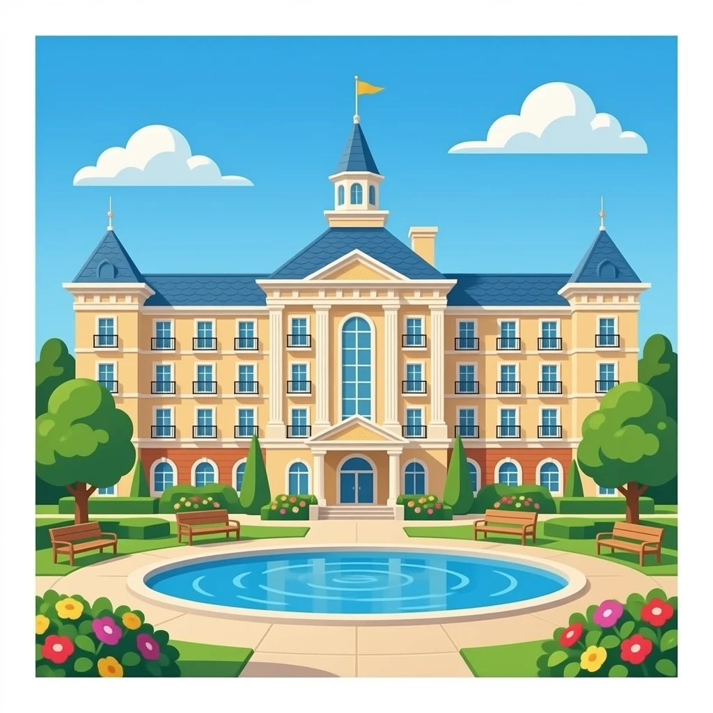 Disney Themed hotel emoji