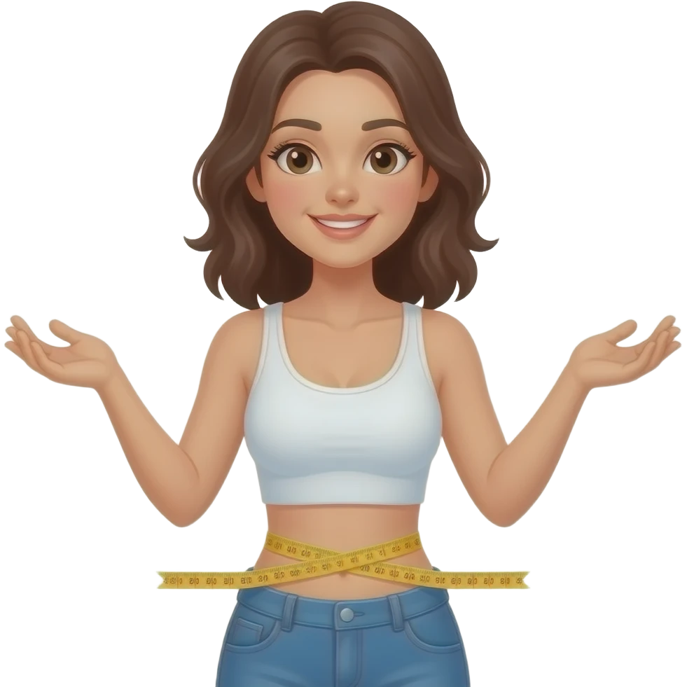 Diet while trimming body emoji