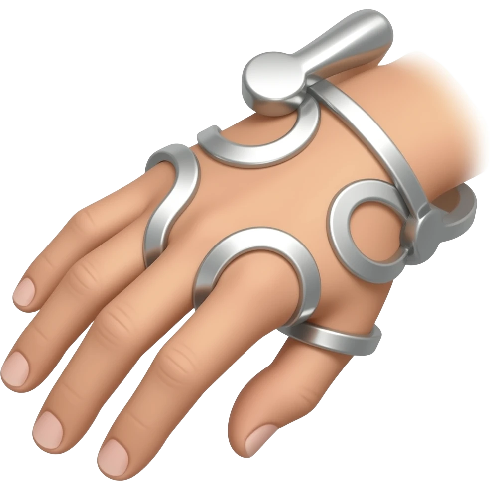 silver ring splint for hypermobile hand emoji