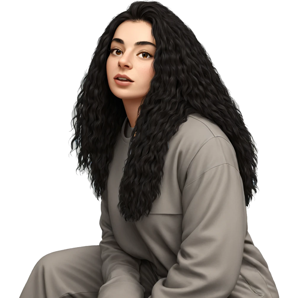 realistic portrait of girl emoji