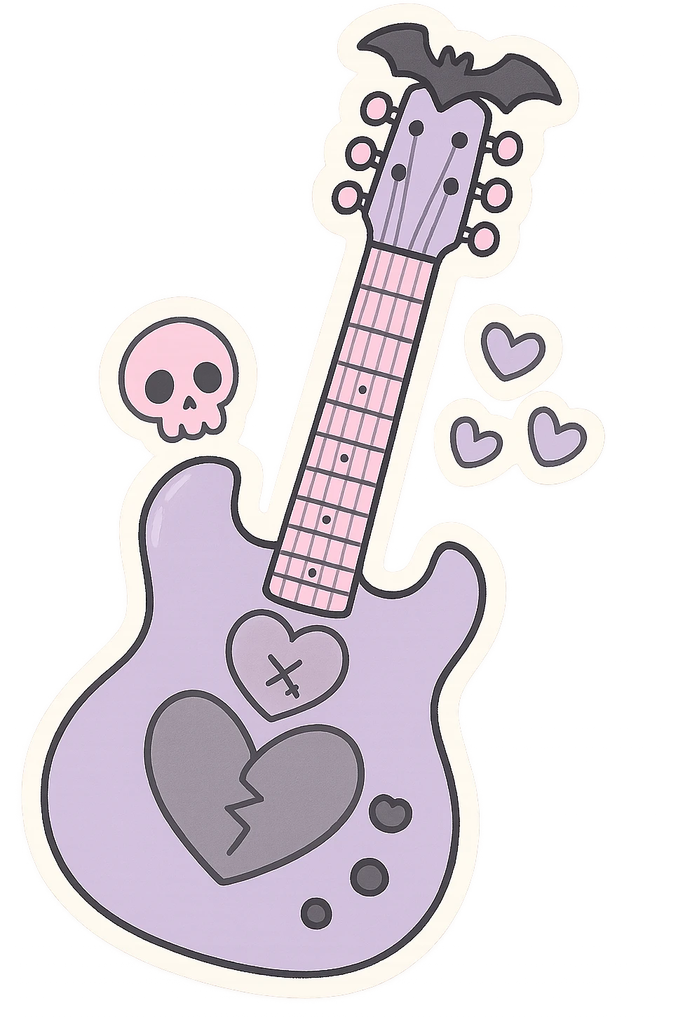 pastel emo objects, show one emoji
