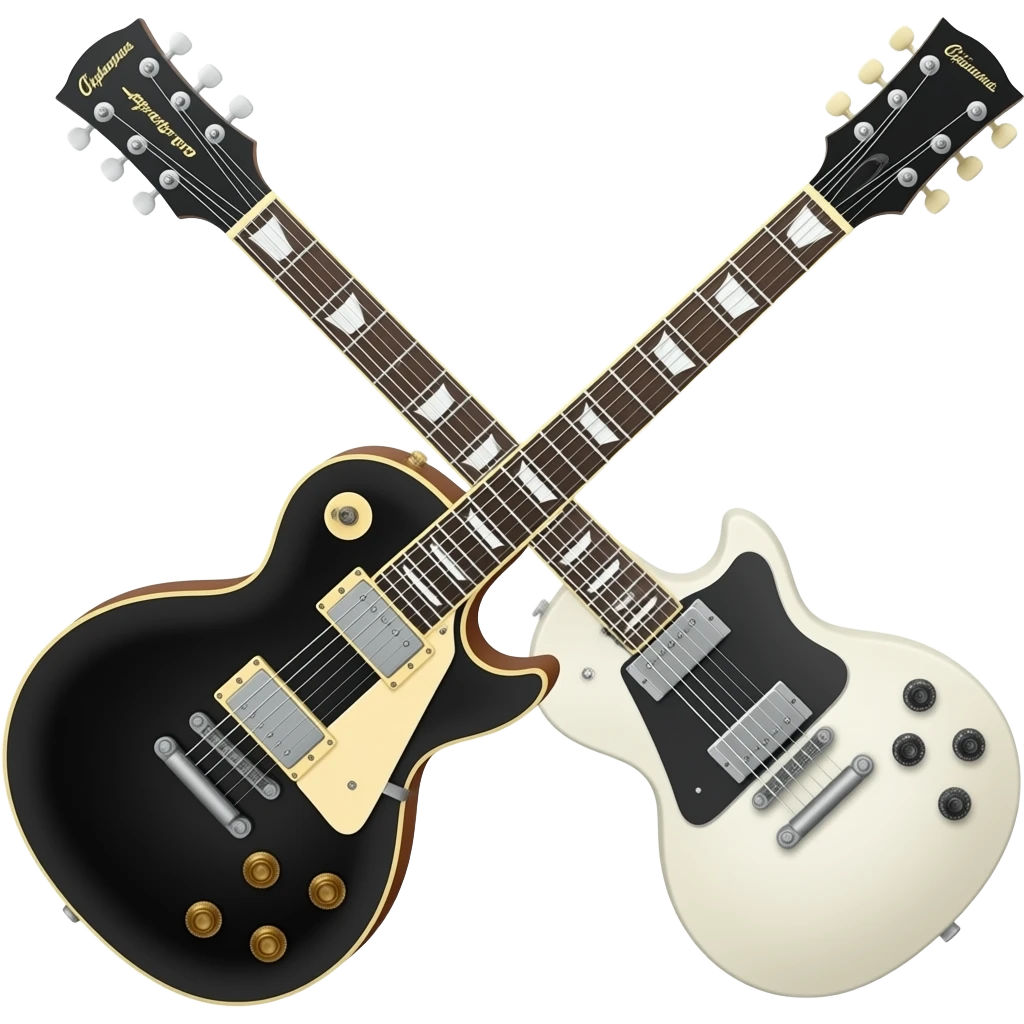 Black colour epiphone les paul vintage edition emoji