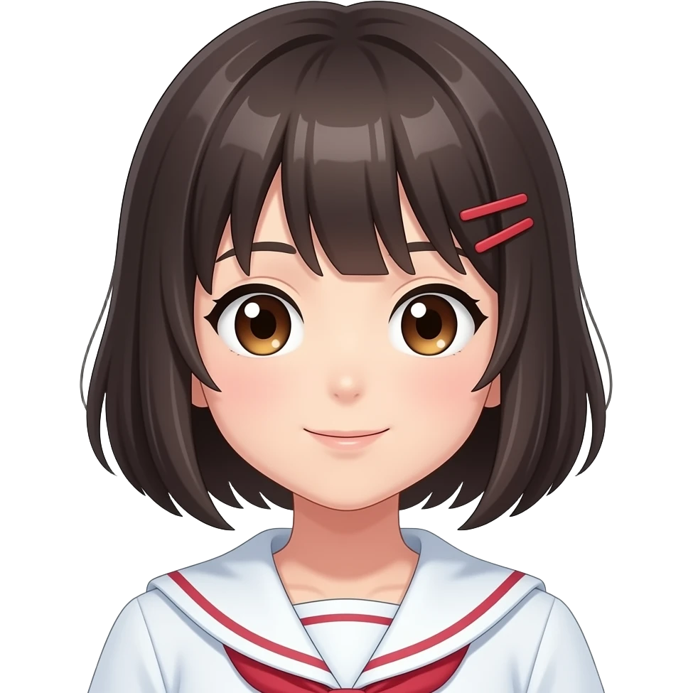 Anime girl emoji