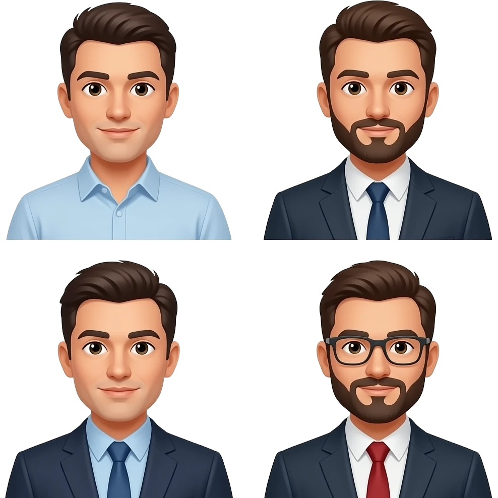 four man clients emoji