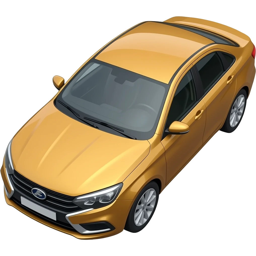 the lada vesta view of the car is fully visible only car cars on the diagonal cars on the diagonal below emoji
