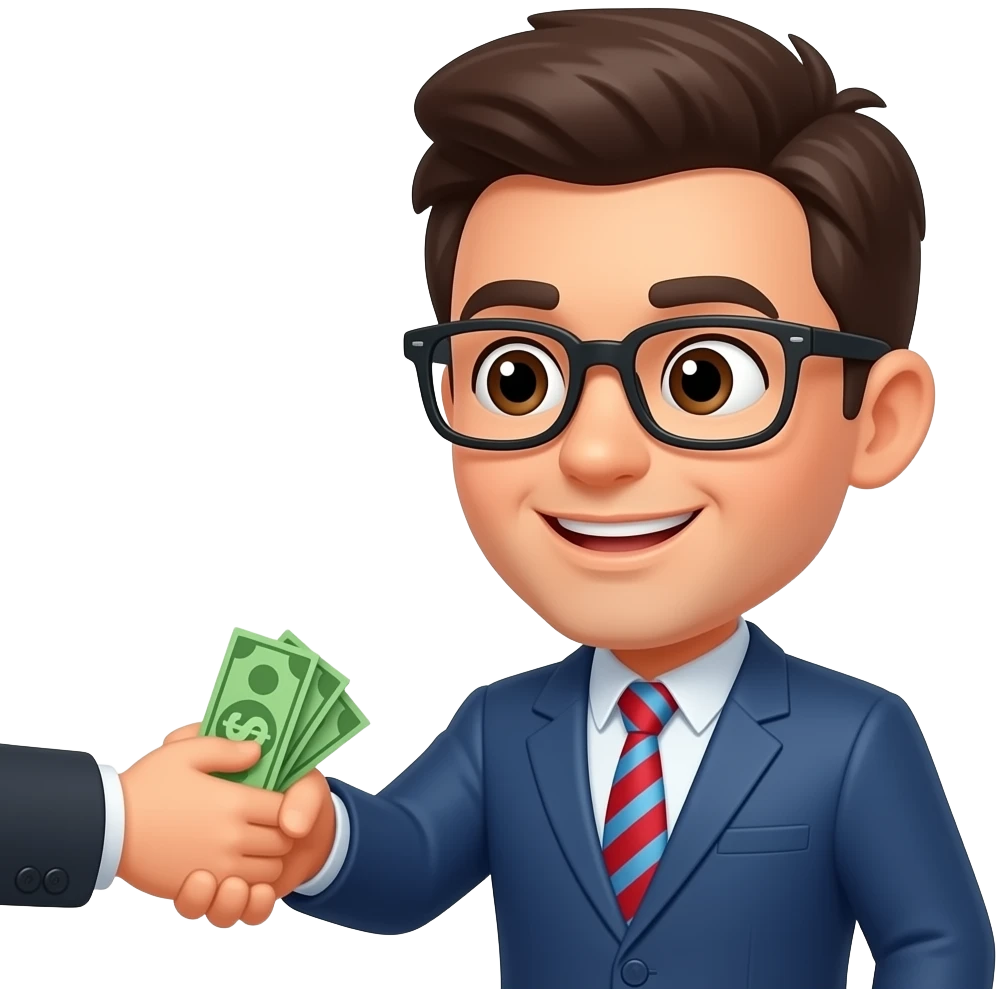 Convert with money emoji