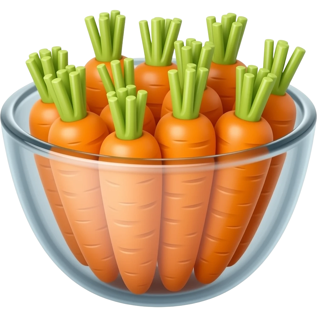 Bowl of Small carrots emoji