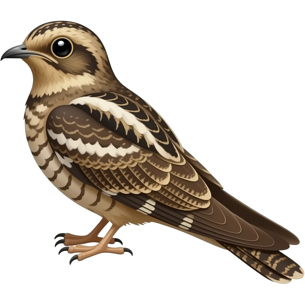 Cartoon 2d nightjar emoji