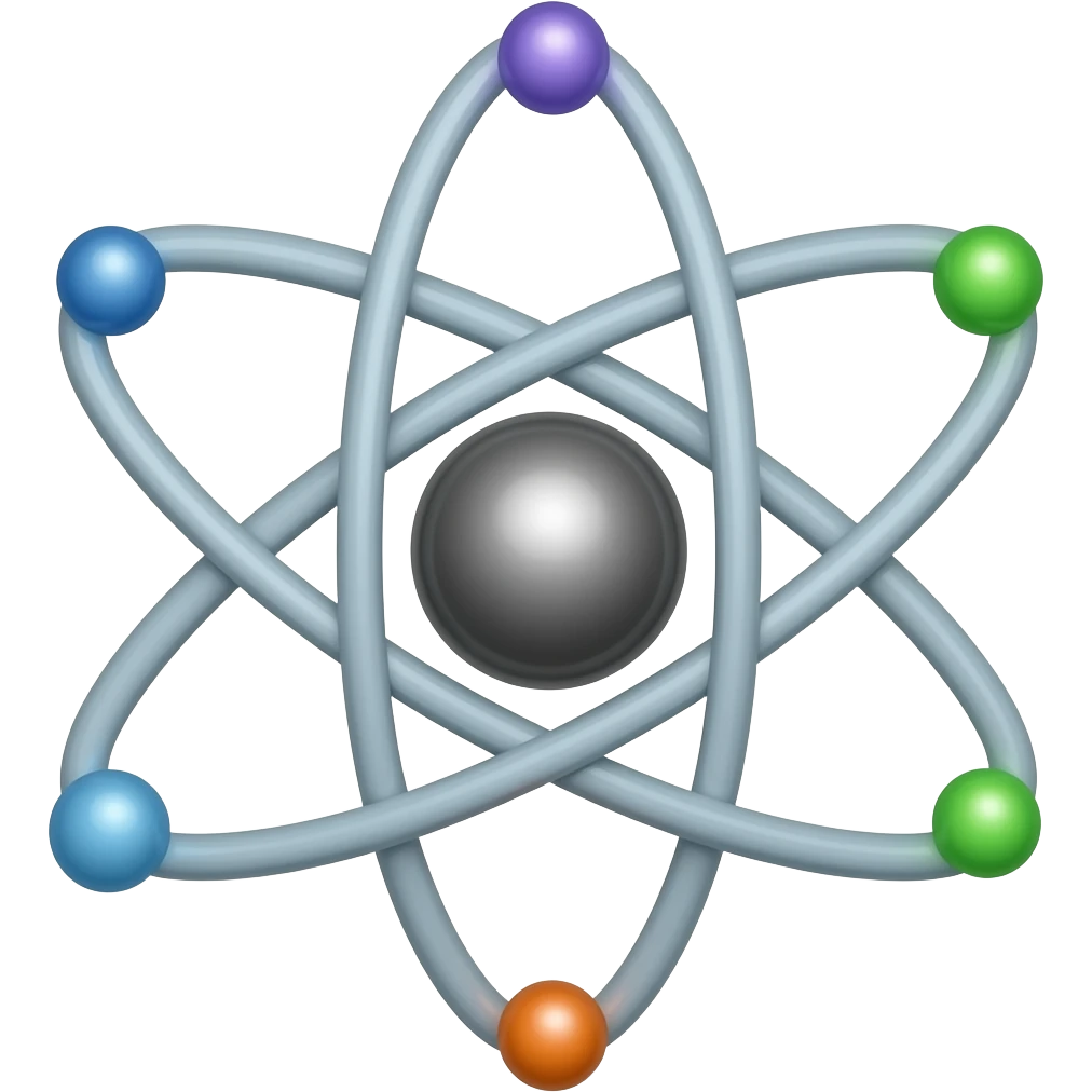 Atoms lining emoji