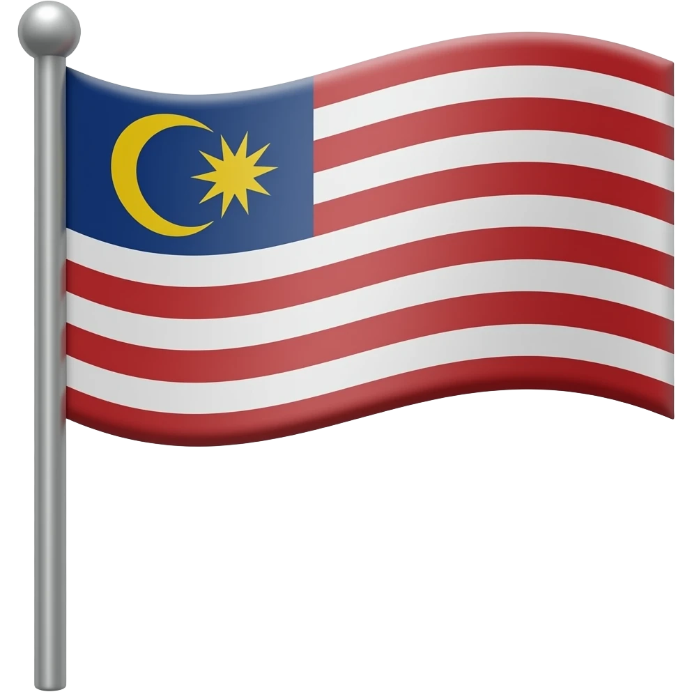 A flag on a thin pole emoji