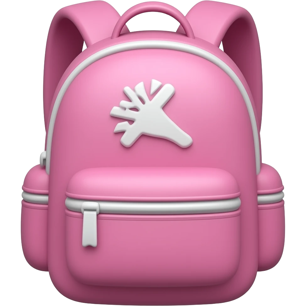 Turn the pink backpack of the Minab school massacre into an emoji. find the original picture from the internet. emoji