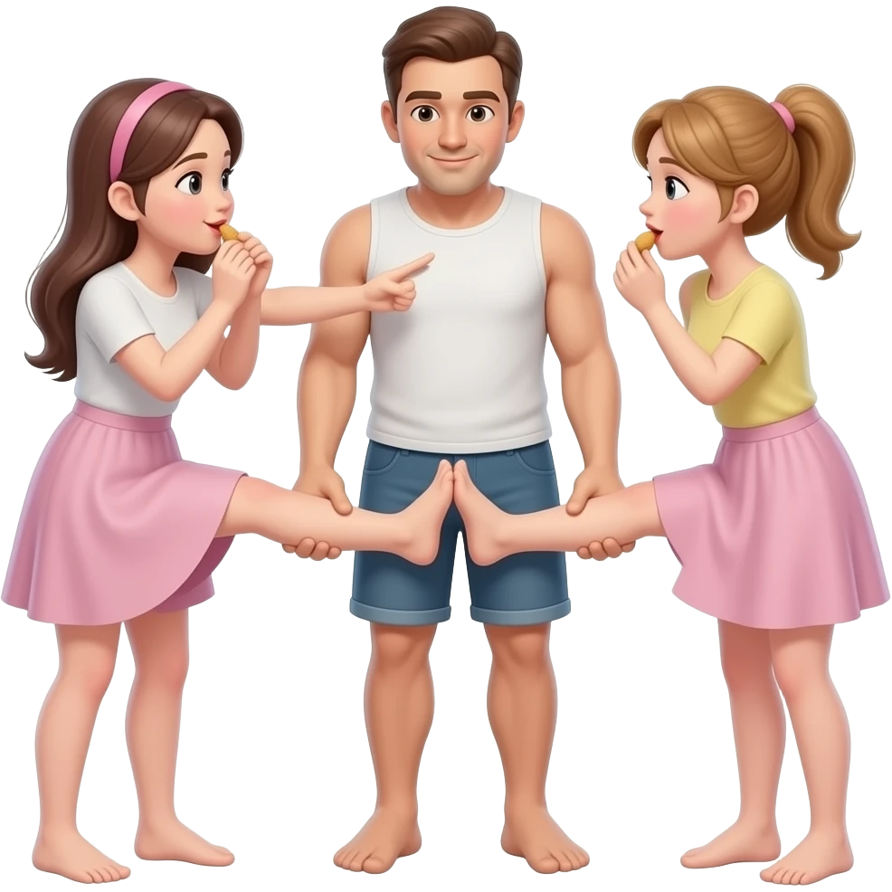 Man spread girls legs to eat her ass emoji