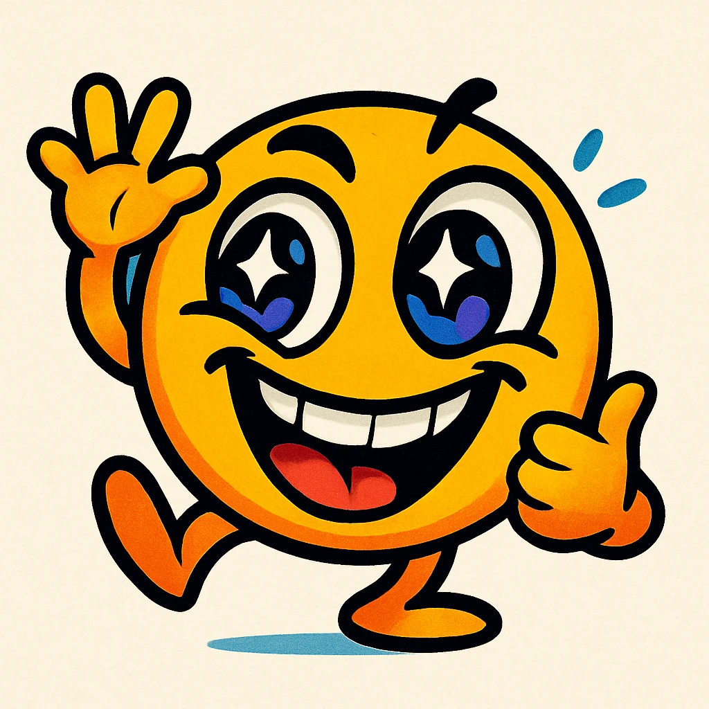new emoji, playful, original, lively and fun style emoji