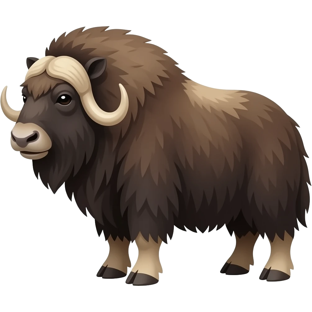 Muskox emoji