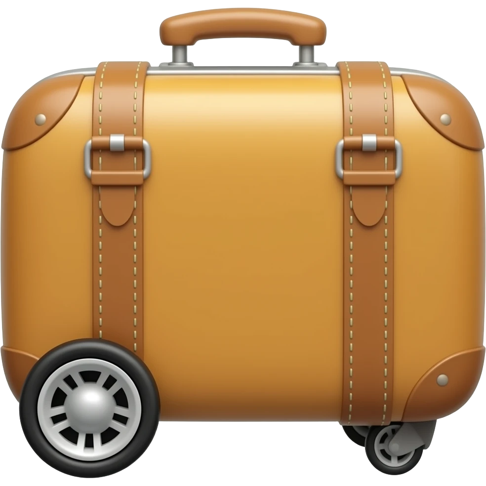 suitcase with wheels emoji