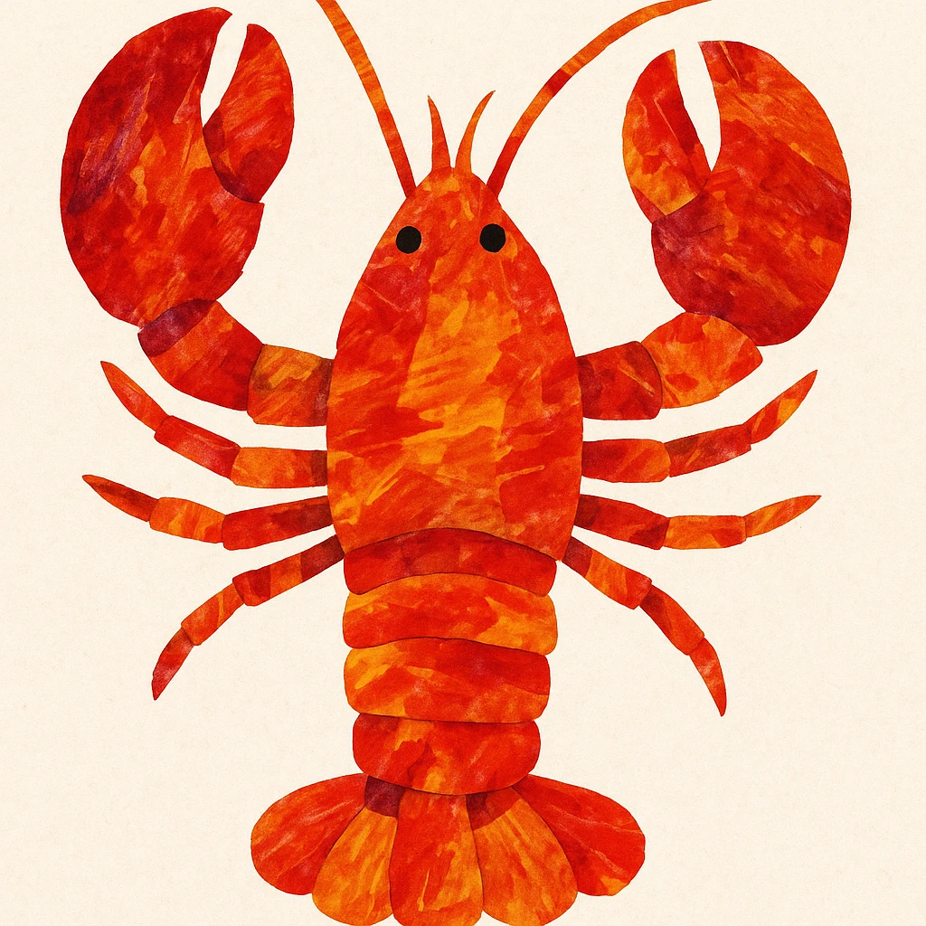 Eric carle lobster emoji
