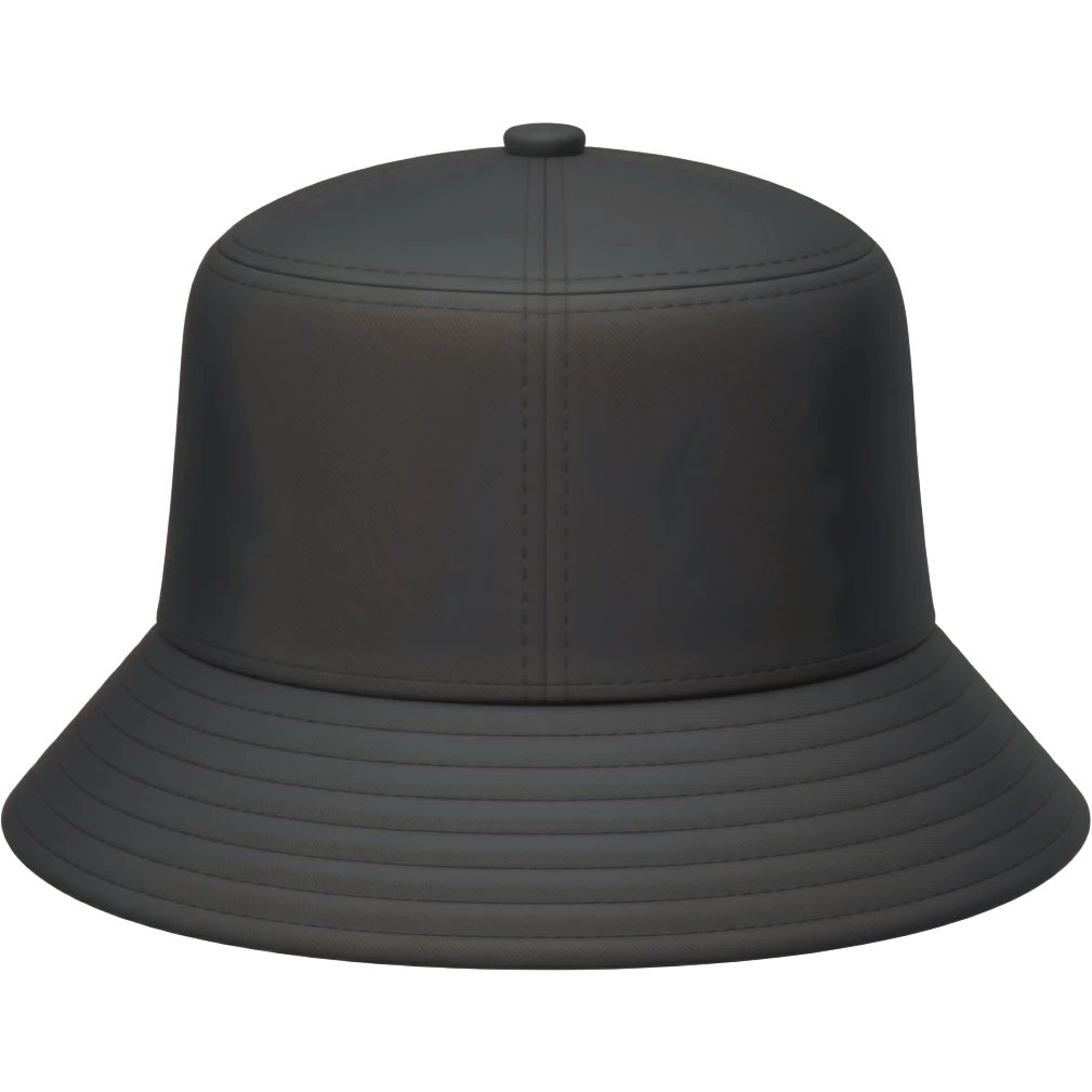 A black stylish flat Brixton fashion hard-brimmed long-brimmed Greek fisherman’s cap newsboy’s cap, separated emoji