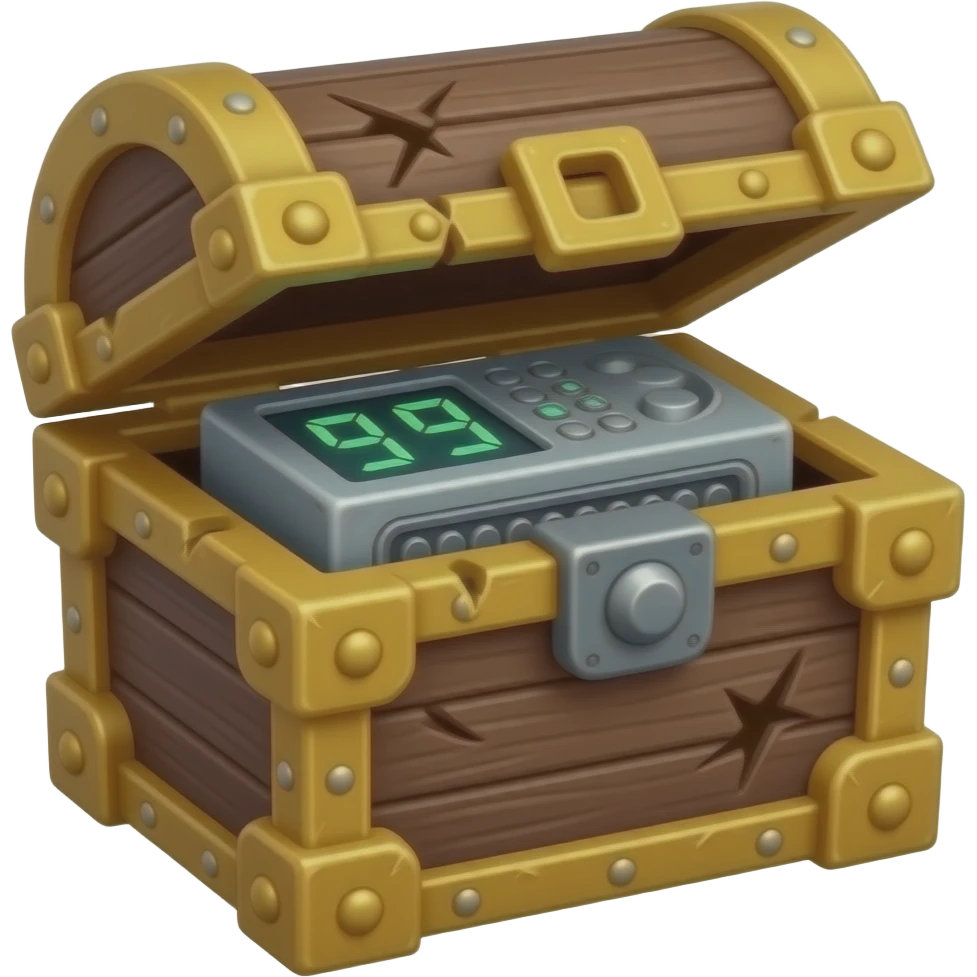warhammer small chest with damaged small digital implant inside emoji