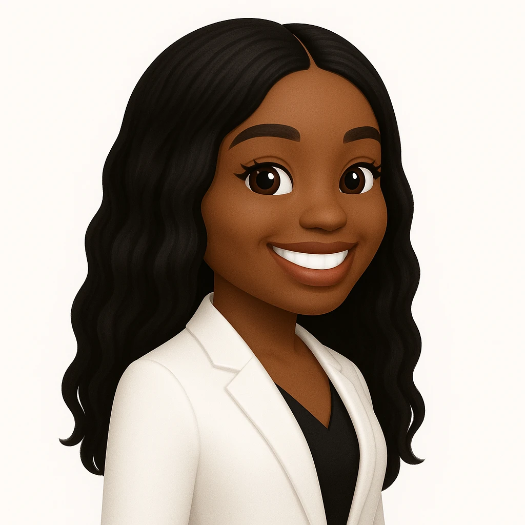 turn the second man in emoji style of the 1st image, match the facial features and match dressing style of the 2nd image, she is wearing white suit side pose emoji