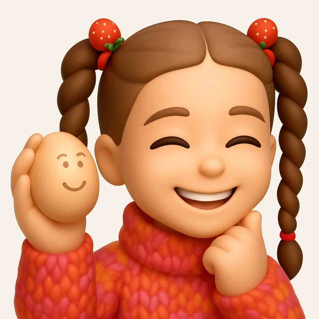 A 3D Apple-style emoji version of the uploaded image, preserving its colors, shapes, textures, and overall design, simplified into emoji form while keeping key details recognizable. Smooth glossy finish, soft shadows, high-quality render, minimal background emoji