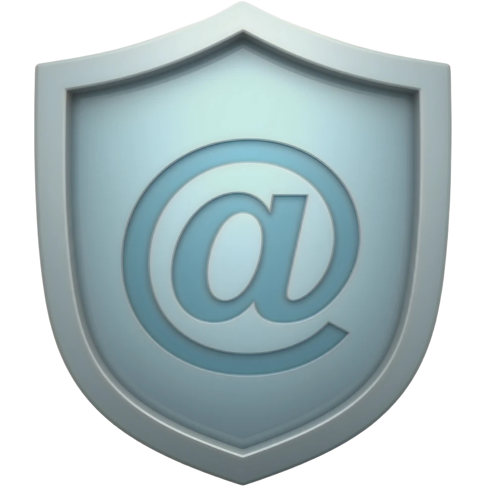 correo con escudo emoji