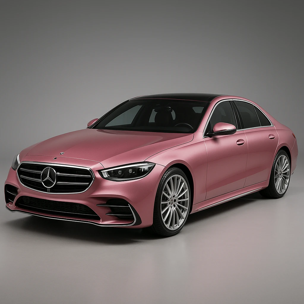 pink luxury car emoji