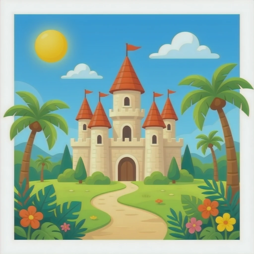 kasteel tropicale emoji