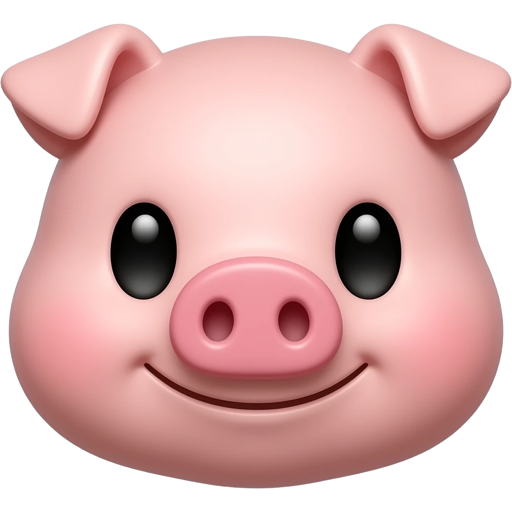 kind pig angry birds cute eyes emoji