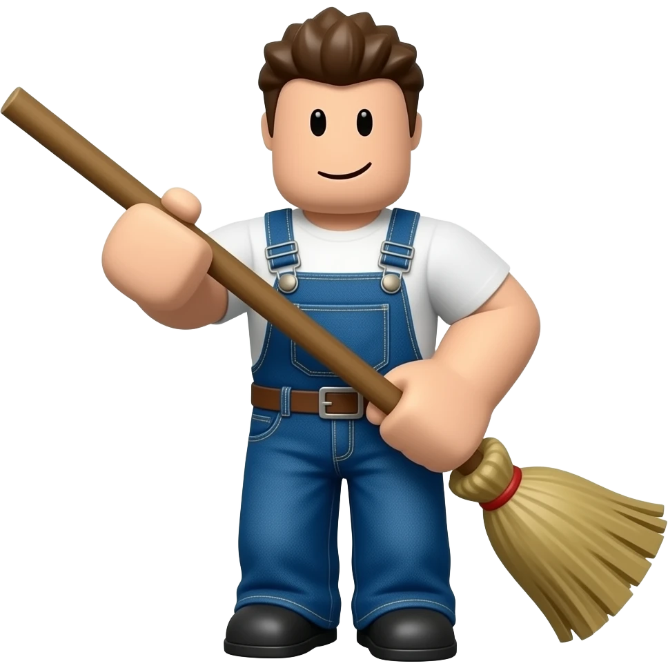 Criar agem dos  Roblox com uma vasoura emoji