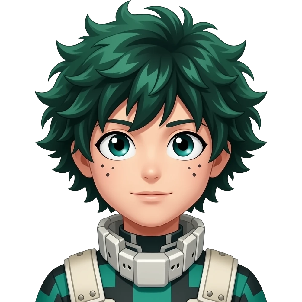 Shoto Todoroki but girl emoji