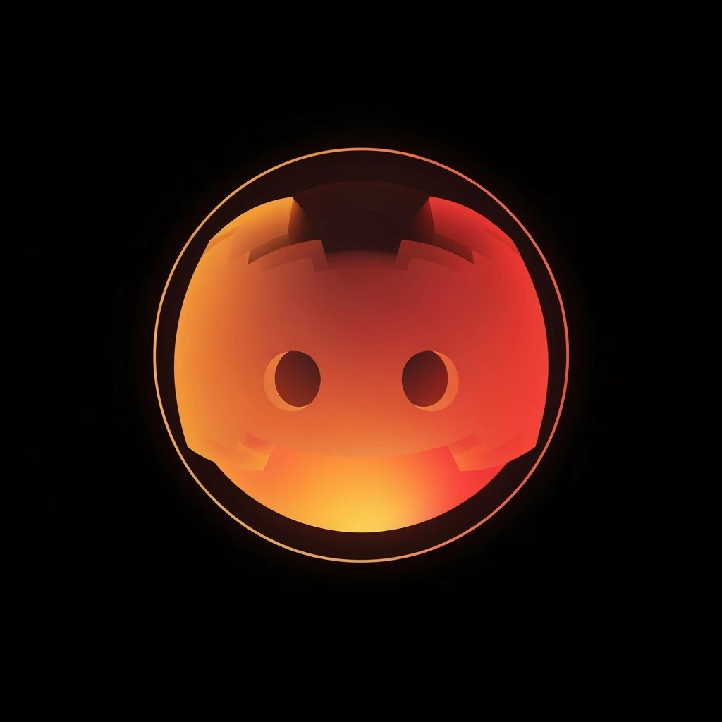 discord orb, minimal, expressive, variation 2 emoji