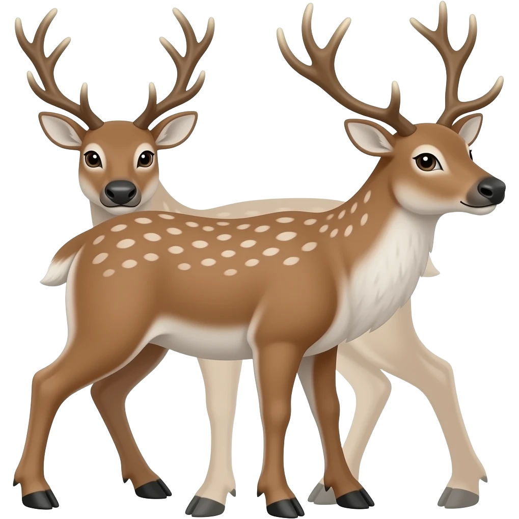 reindeer emoji