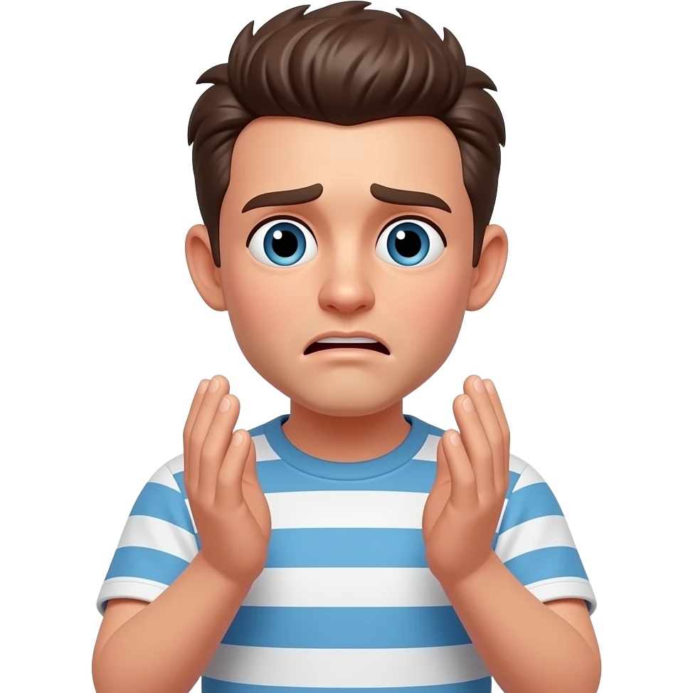 Shock nonchalant face tiney little sad do not show it clearly and claping hands like the calapping says wow so u dont love me emoji