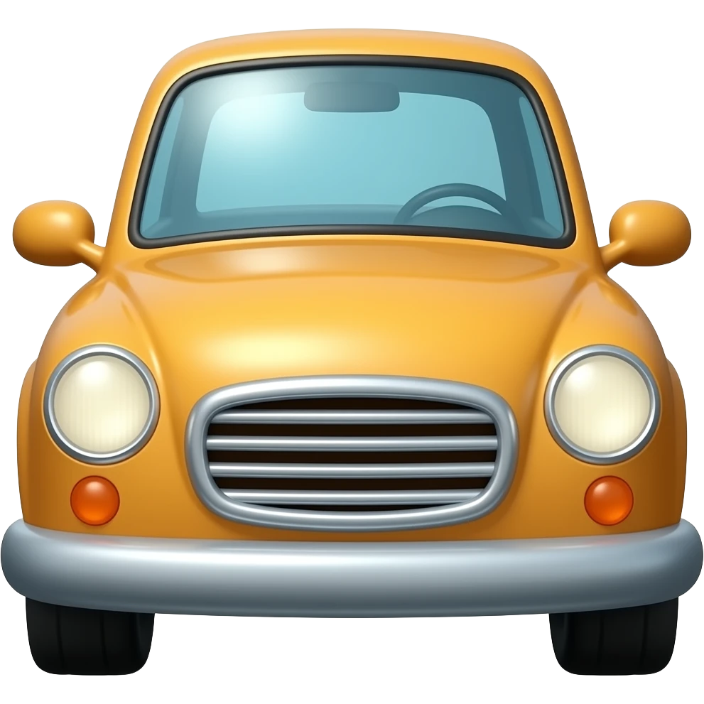 toilet on a car emoji