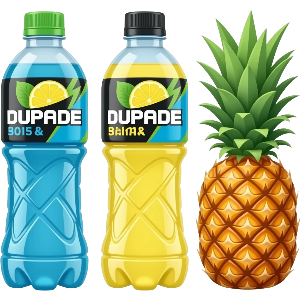 Powerade Frulite Boost: Lemon & Mint, Banana, Pineapple emoji