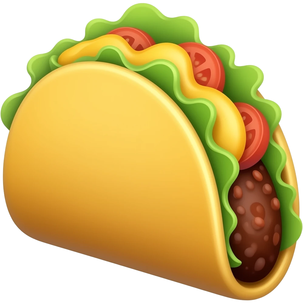 Este 🫪 un taco emoji