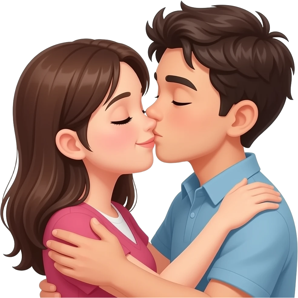 🫂make them this much close..without changing any thing..just make the boy kissing her forehead emoji